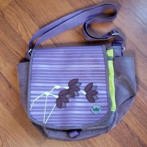 Haiku Purple & Green Crossbody Bag